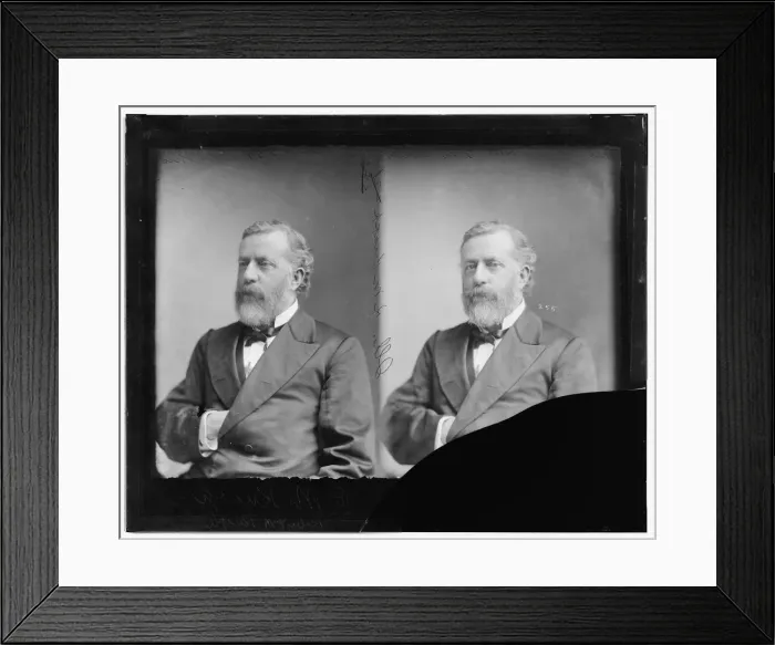 Framed Print : Robert McCarty Knapp of Illinois, 1865-1880. Creator: Unknown Framed Print : Robert McCarty Knapp of Illinois, 1865-1880. Creator: Unknown
