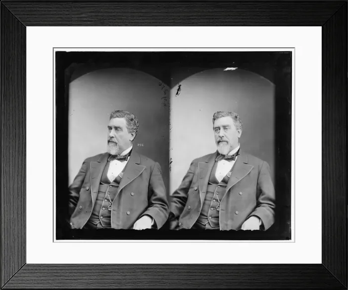 Framed Print : John Bussing Haskin of New York, 1865-1880. Creator: Unknown Framed Print : John Bussing Haskin of New York, 1865-1880. Creator: Unknown