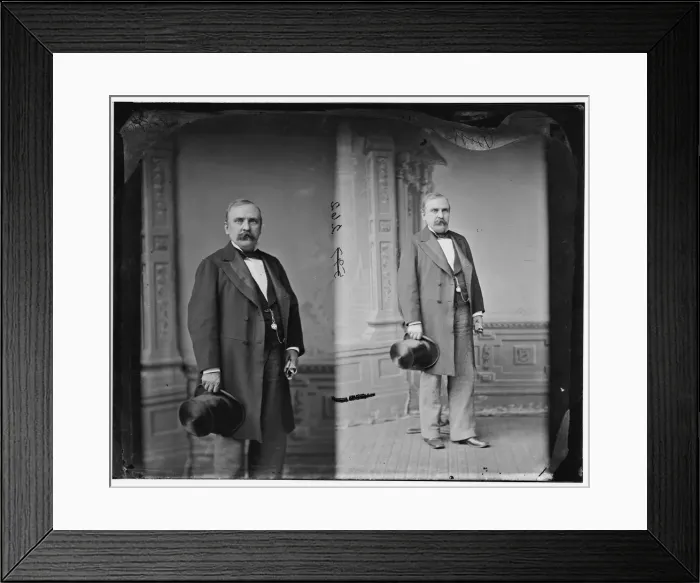 Framed Print : Brevet Lt. Colonel George Baker Corkhill, 1865-1880. Creator: Unknown Framed Print : Brevet Lt. Colonel George Baker Corkhill, 1865-1880. Creator: Unknown