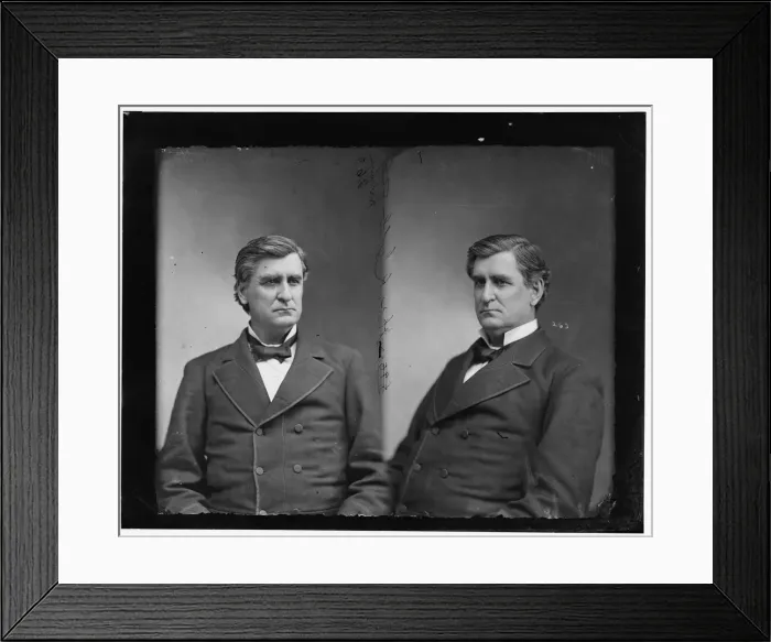 Framed Print : Thomas Reed Cobb of Indiana, 1865-1880. Creator: Unknown Framed Print : Thomas Reed Cobb of Indiana, 1865-1880. Creator: Unknown