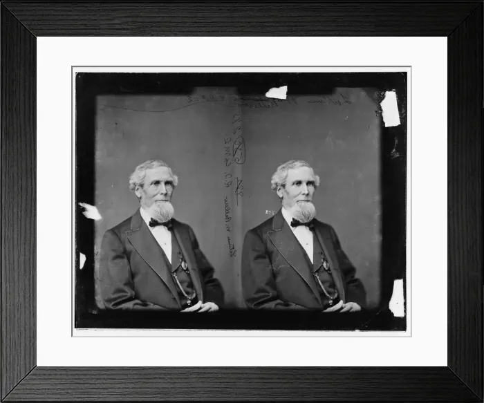 Framed Print : Latimer W. Ballou of Rhode Island, 1865-1880. Creator: Unknown Framed Print : Latimer W. Ballou of Rhode Island, 1865-1880. Creator: Unknown