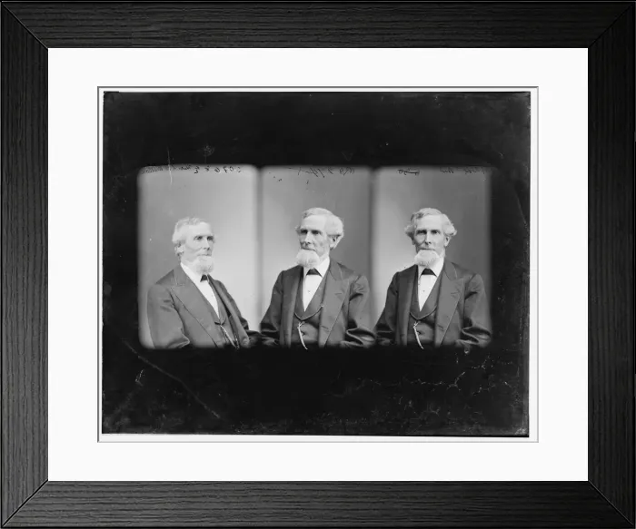 Framed Print : Latimer W. Ballou of Rhode Island, 1865-1880. Creator: Unknown Framed Print : Latimer W. Ballou of Rhode Island, 1865-1880. Creator: Unknown