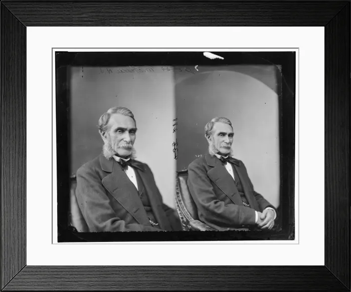 Framed Print : Thomas Baldwin Peddie of New Jersey, 1865-1880. Creator: Unknown Framed Print : Thomas Baldwin Peddie of New Jersey, 1865-1880. Creator: Unknown