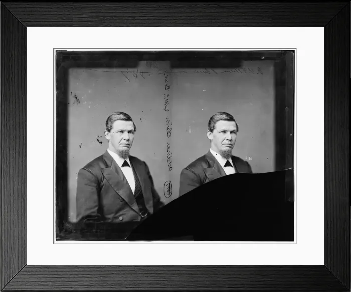 Framed Print : Samuel Addison Oliver of Iowa, 1865-1880. Creator: Unknown Framed Print : Samuel Addison Oliver of Iowa, 1865-1880. Creator: Unknown
