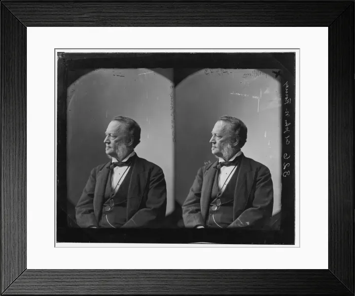 Framed Print : John Weiss Forney, 1865-1880. Creator: Unknown Framed Print : John Weiss Forney, 1865-1880. Creator: Unknown