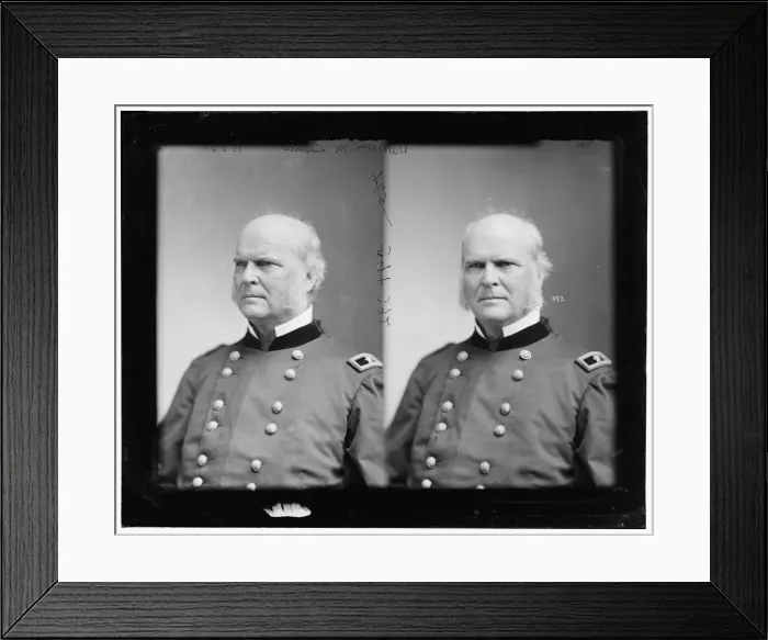 Framed Print : General William M. Dunn, 1865-1880. Creator: Unknown Framed Print : General William M. Dunn, 1865-1880. Creator: Unknown