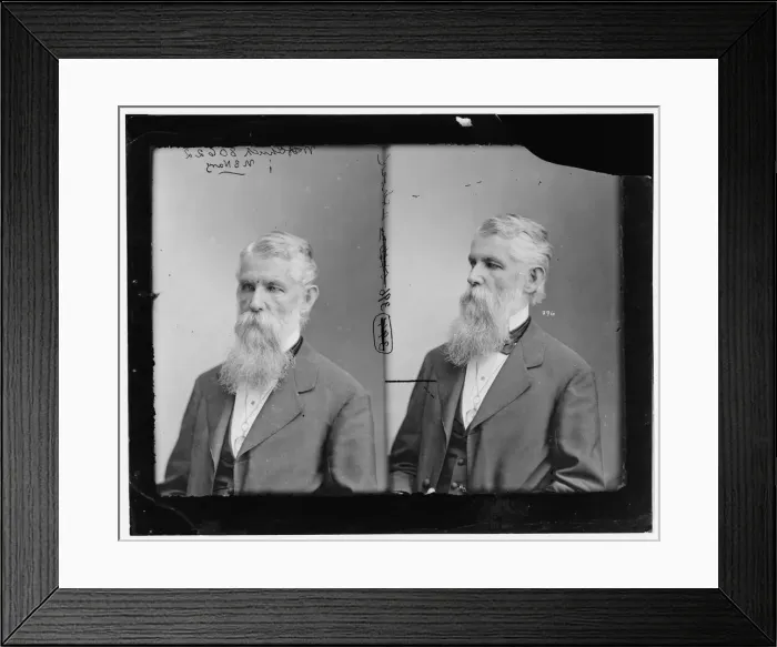 Framed Print : Commodore William H. Shock, 1865-1880. Creator: Unknown Framed Print : Commodore William H. Shock, 1865-1880. Creator: Unknown