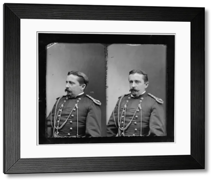 Framed Print : Colonel John M. Bacon, 1865-1880. Creator: Unknown Framed Print : Colonel John M. Bacon, 1865-1880. Creator: Unknown