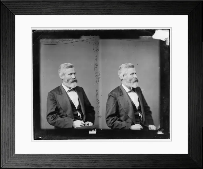 Framed Print : William Ferguson Slemons of Arkansas, 1865-1880. Creator: Unknown Framed Print : William Ferguson Slemons of Arkansas, 1865-1880. Creator: Unknown