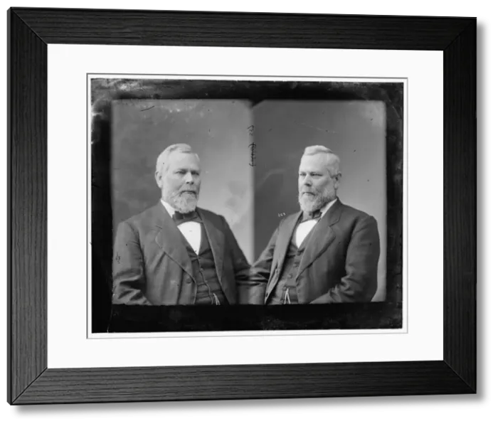Framed Print : Henry Johnson Brodhead Cummings of Iowa, 1865-1880. Creator: Unknown Framed Print : Henry Johnson Brodhead Cummings of Iowa, 1865-1880. Creator: Unknown