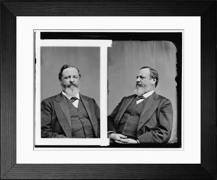 Framed Print : Senator George Hunt Pendleton, 1865-1880. Creator: Unknown Framed Print : Senator George Hunt Pendleton, 1865-1880. Creator: Unknown