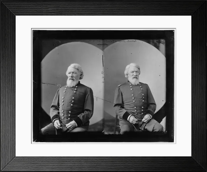 Framed Print : General Stewart Van Vliet, 1865-1880. Creator: Unknown Framed Print : General Stewart Van Vliet, 1865-1880. Creator: Unknown