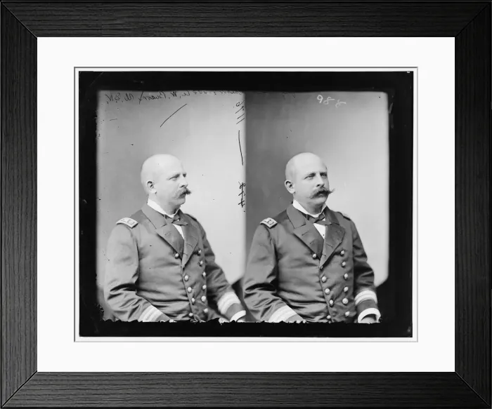 Framed Print : Paymaster Albert W. Bacon, U. S. N. 1865-1880. Creator: Unknown Framed Print : Paymaster Albert W. Bacon, U. S. N. 1865-1880. Creator: Unknown