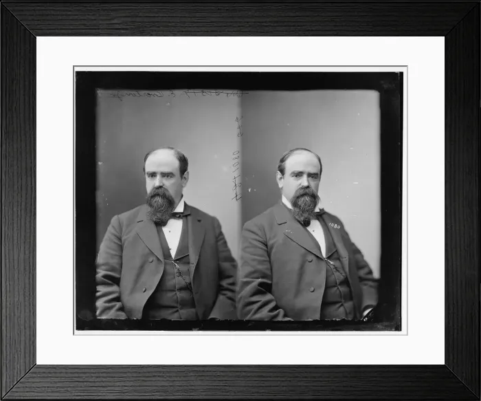 Framed Print : Edward Overton Jr. of Pennsylvania, 1865-1880. Creator: Unknown Framed Print : Edward Overton Jr. of Pennsylvania, 1865-1880. Creator: Unknown