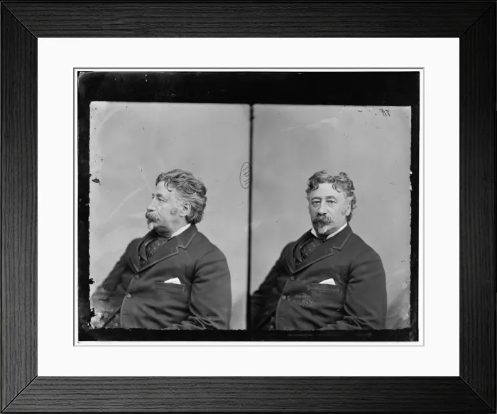 Framed Print : James S. Negley of Pennsylvania, 1865-1880. Creator: Unknown Framed Print : James S. Negley of Pennsylvania, 1865-1880. Creator: Unknown