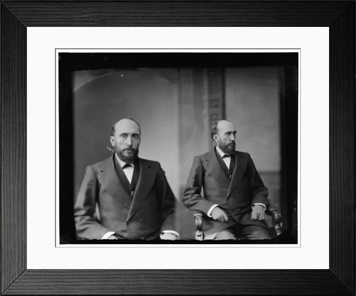 Framed Print : William D. Hill of Ohio, 1865-1880. Creator: Unknown Framed Print : William D. Hill of Ohio, 1865-1880. Creator: Unknown