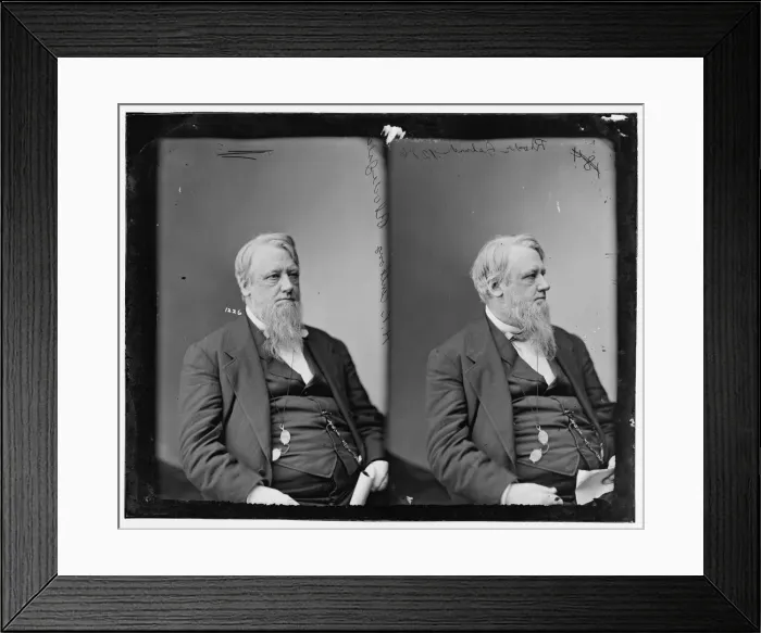 Framed Print : Henry Bowen Anthony of Rhode Island, 1865-1880. Creator: Unknown Framed Print : Henry Bowen Anthony of Rhode Island, 1865-1880. Creator: Unknown