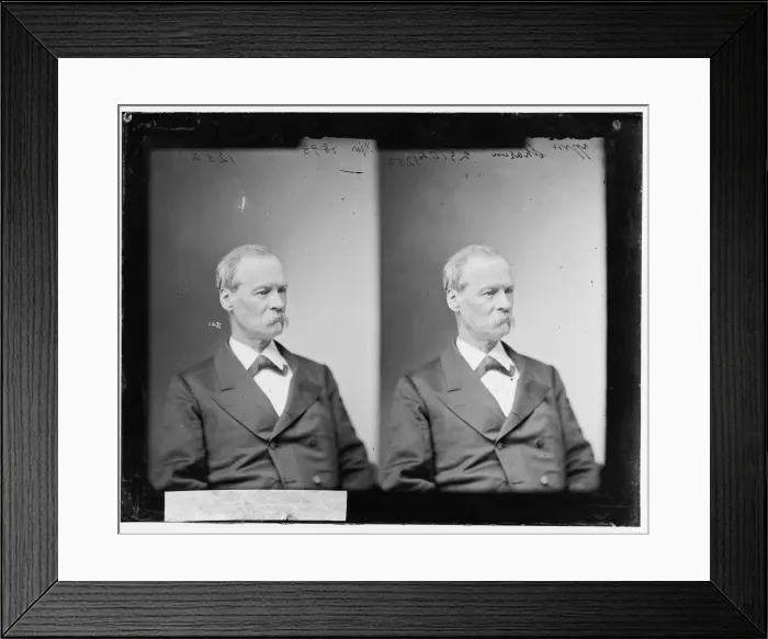 Framed Print : Senator William Sharon of Nevada, 1865-1880. Creator: Unknown Framed Print : Senator William Sharon of Nevada, 1865-1880. Creator: Unknown
