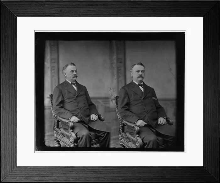 Framed Print : Colonel R. G. Bright, 1865-1880. Creator: Unknown Framed Print : Colonel R. G. Bright, 1865-1880. Creator: Unknown