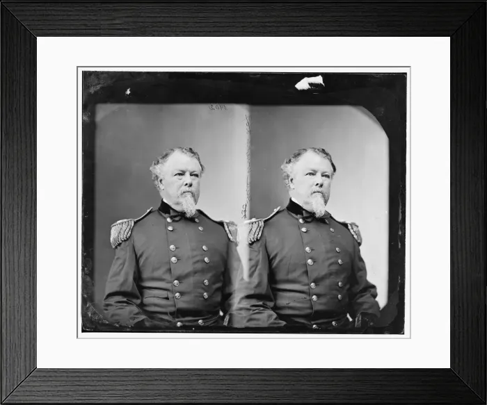 Framed Print : General Horatio G. Wright, 1865-1880. Creator: Unknown Framed Print : General Horatio G. Wright, 1865-1880. Creator: Unknown