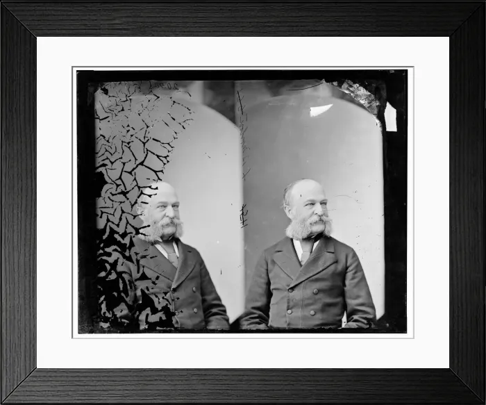 Framed Print : Levi Parsons Morton of New York, 1865-1880. Creator: Unknown Framed Print : Levi Parsons Morton of New York, 1865-1880. Creator: Unknown