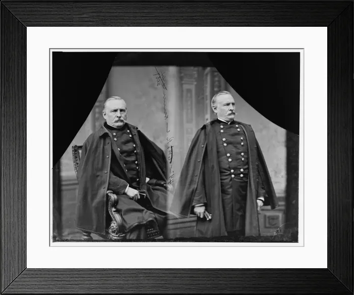 Framed Print : General Richard C. Drum, 1865-1880. Creator: Unknown