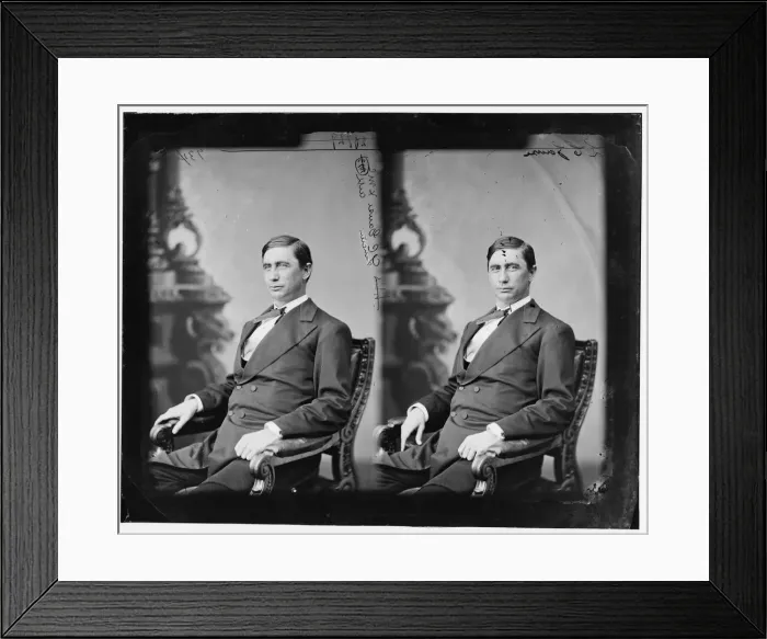 Framed Print : Lucien C. Gause of Arkansas, 1865-1880. Creator: Unknown Framed Print : Lucien C. Gause of Arkansas, 1865-1880. Creator: Unknown