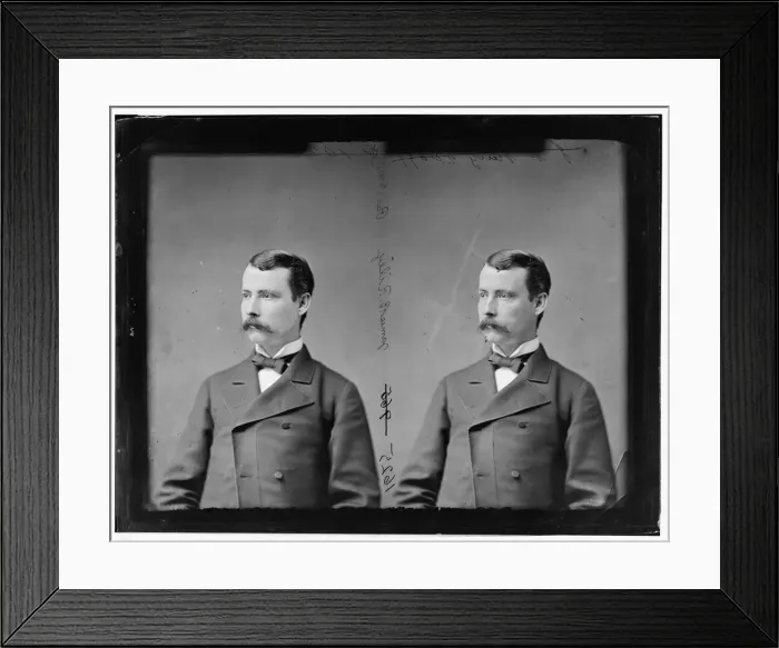 Framed Print : James B. Riley of Pennsylvania, 1865-1880. Creator: Unknown Framed Print : James B. Riley of Pennsylvania, 1865-1880. Creator: Unknown