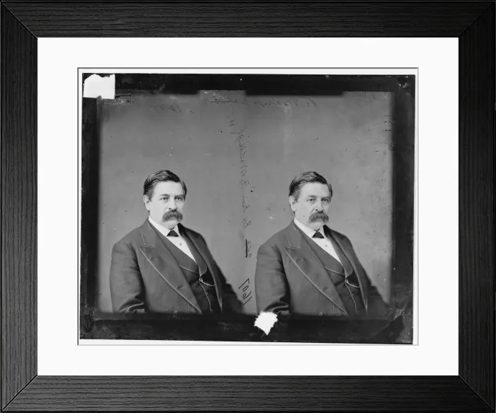 Framed Print : Senator Bainbridge Wadleigh of New Hampshire, 1865-1880. Creator: Unknown Framed Print : Senator Bainbridge Wadleigh of New Hampshire, 1865-1880. Creator: Unknown