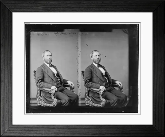 Framed Print : William Terry of Virginia, 1865-1880. Creator: Unknown Framed Print : William Terry of Virginia, 1865-1880. Creator: Unknown