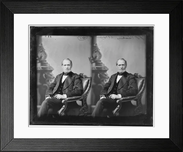 Framed Print : Senator Isaac Peckham Christiancy of Michigan, 1865-1880. Creator: Unknown Framed Print : Senator Isaac Peckham Christiancy of Michigan, 1865-1880. Creator: Unknown