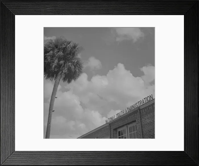 Framed Print : Street scene, Daytona Beach, Florida, 1943. Creator: Gordon Parks Framed Print : Street scene, Daytona Beach, Florida, 1943. Creator: Gordon Parks