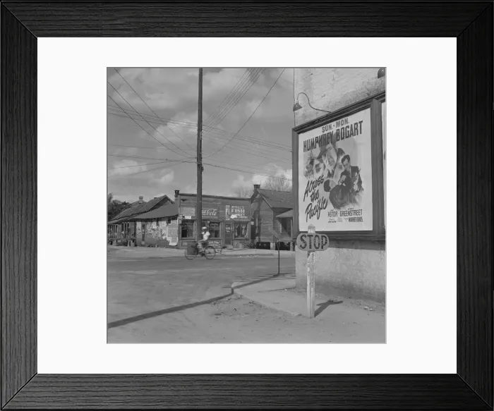 Framed Print : Street scene, Daytona Beach, Florida, 1943. Creator: Gordon Parks Framed Print : Street scene, Daytona Beach, Florida, 1943. Creator: Gordon Parks