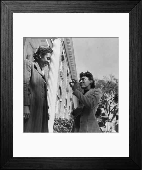 Framed Print : Bethune-Cookman College, Daytona Beach, Florida, 1943. Creator: Gordon Parks Framed Print : Bethune-Cookman College, Daytona Beach, Florida, 1943. Creator: Gordon Parks