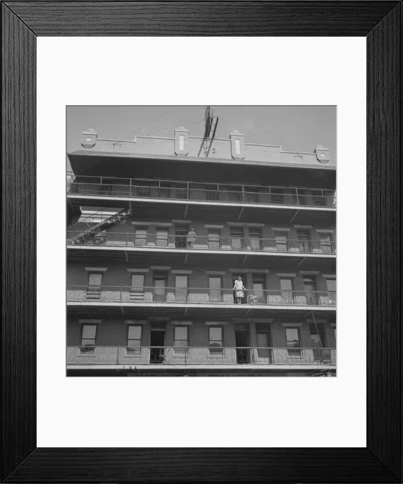 Framed Print : Negro apartment house, Jacksonville, Florida, 1943. Creator: Gordon Parks Framed Print : Negro apartment house, Jacksonville, Florida, 1943. Creator: Gordon Parks