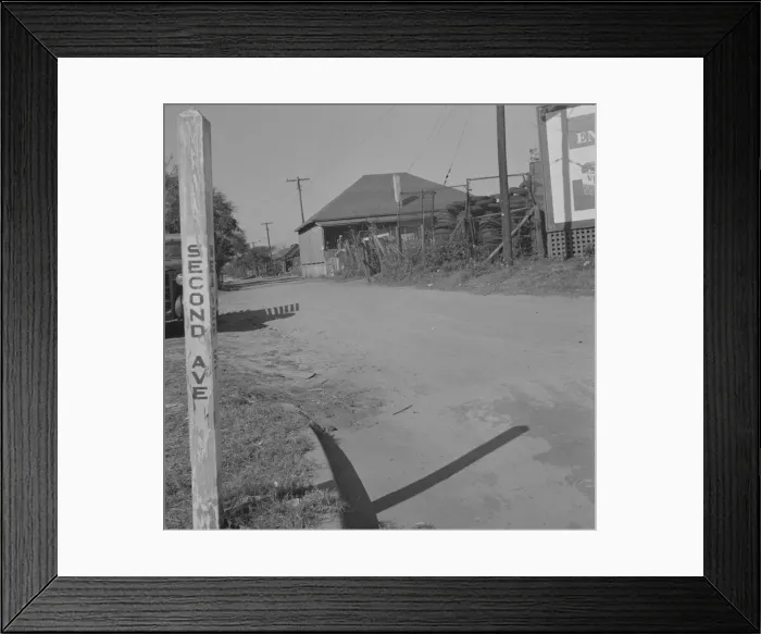 Framed Print : Negro section, Daytona Beach, Florida, 1943. Creator: Gordon Parks Framed Print : Negro section, Daytona Beach, Florida, 1943. Creator: Gordon Parks