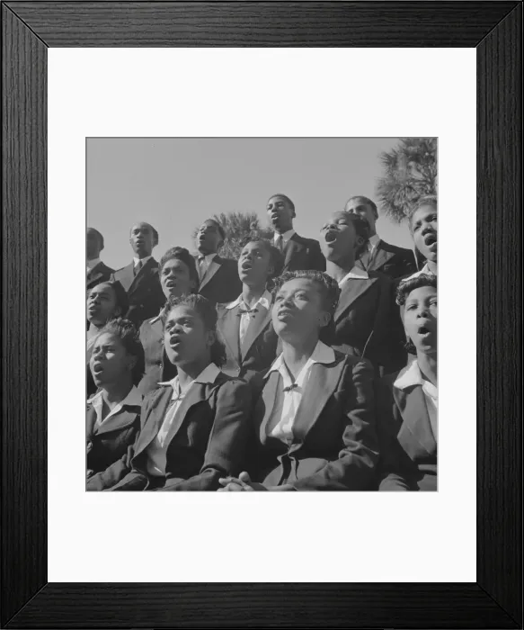 Framed Print : Bethune-Cookman College, Daytona Beach, Florida, 1943. Creator: Gordon Parks Framed Print : Bethune-Cookman College, Daytona Beach, Florida, 1943. Creator: Gordon Parks