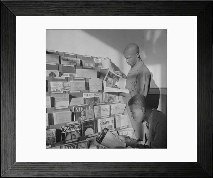Framed Print : Possibly: Bethune-Cookman College, Daytona Beach, Florida, 1943. Creator: Gordon Parks Framed Print : Possibly: Bethune-Cookman College, Daytona Beach, Florida, 1943. Creator: Gordon Parks