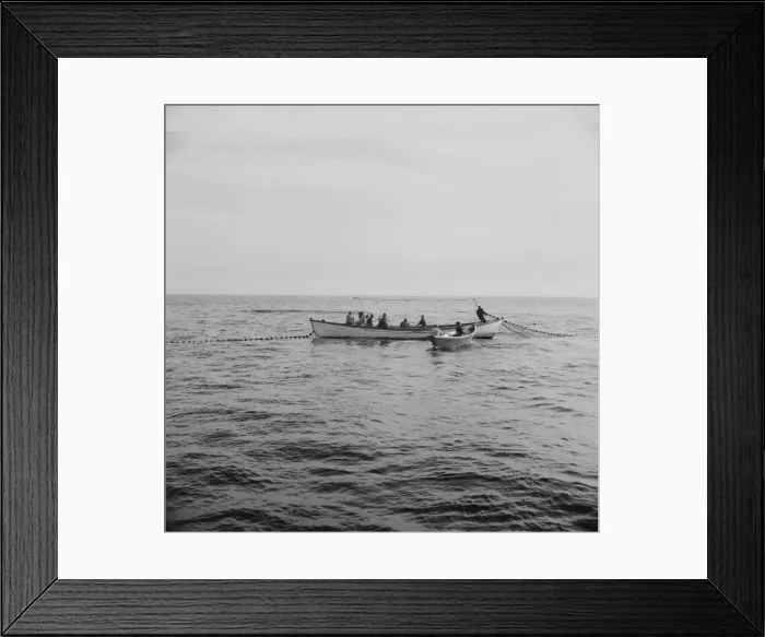 Framed Print : Possibly: On board the fishing boat Alden, out of Gloucester, Massachusetts, 1943. Creator: Gordon Parks Framed Print : Possibly: On board the fishing boat Alden, out of Gloucester, Massachusetts, 1943. Creator: Gordon Parks