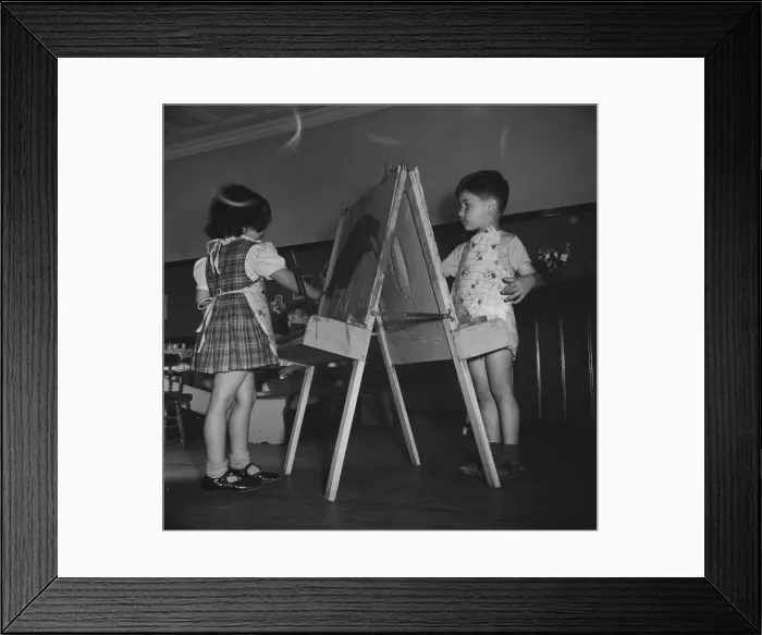 Framed Print : A child care center, opened September 15, 1942, for thirty child... New Britain, Connecticut, 1943. Creator: Gordon Parks