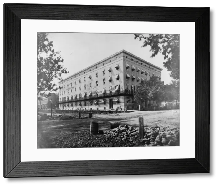Framed Print : Old Winder Building, 17th St. N. W. below Pa. Ave. Washington, D. C. between 1860 and 1880. Creator: Unknown Framed Print : Old Winder Building, 17th St. N. W. below Pa. Ave. Washington, D. C. between 1860 and 1880. Creator: Unknown