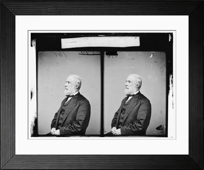 Framed Print : Gen. Robert E. Lee, between 1860 and 1870. Creator: Unknown Framed Print : Gen. Robert E. Lee, between 1860 and 1870. Creator: Unknown