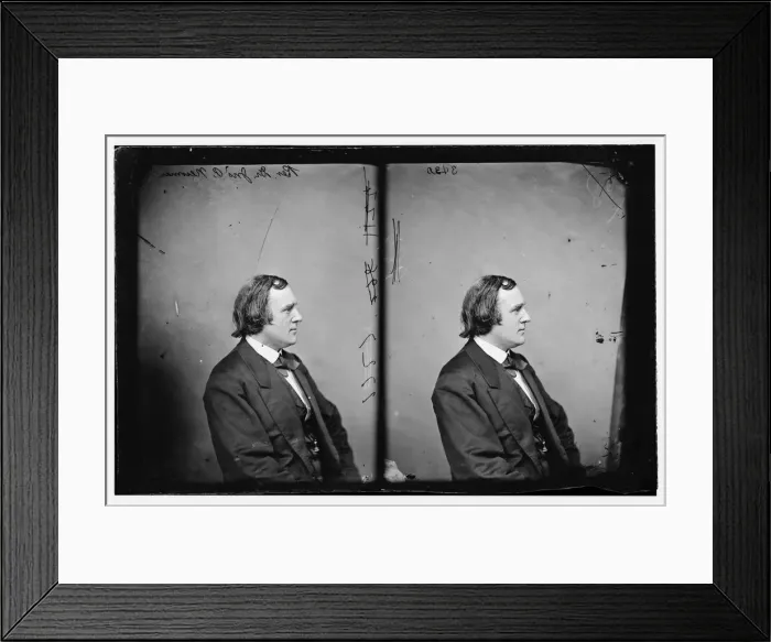 Framed Print : Newman, Rev. John P. (1826-1899) Methodist Episcopal Bishop of Omaha and San Francisco, c. 1860-70. Creator: Unknown