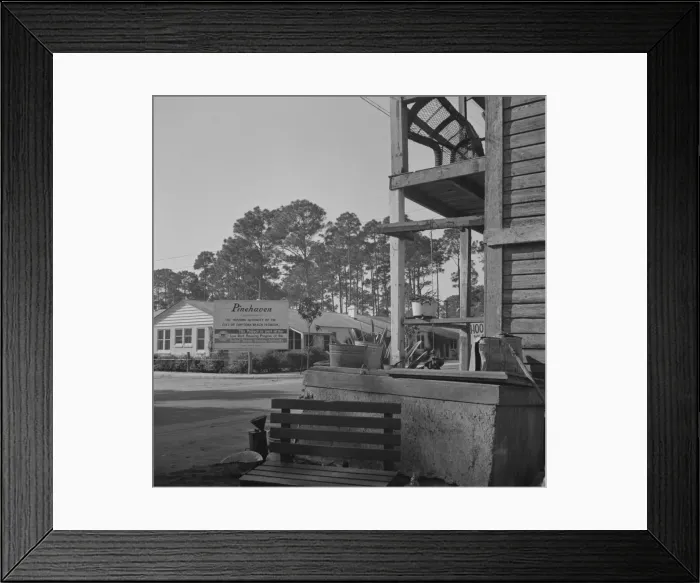 Framed Print : Low rent housing erected to make better living conditions available, Daytona Beach, Florida, 1943. Creator: Gordon Parks Framed Print : Low rent housing erected to make better living conditions available, Daytona Beach, Florida, 1943. Creator: Gordon Parks