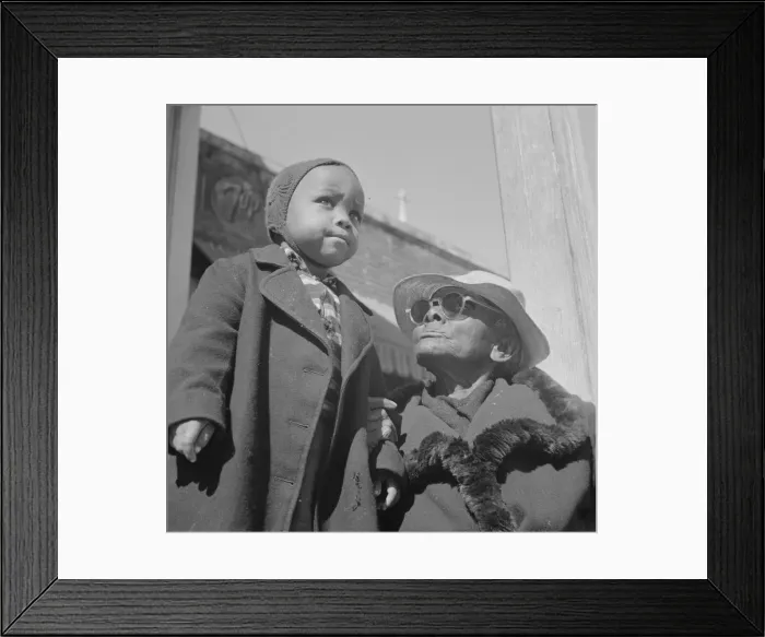 Framed Print : Possibly: Woman who says she is 104 years old, Daytona Beach, Florida, 1943. Creator: Gordon Parks Framed Print : Possibly: Woman who says she is 104 years old, Daytona Beach, Florida, 1943. Creator: Gordon Parks