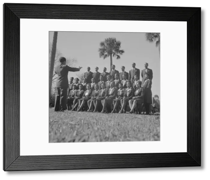 Framed Print : Possibly: Bethune-Cookman College, Daytona Beach, Florida, 1943. Creator: Gordon Parks Framed Print : Possibly: Bethune-Cookman College, Daytona Beach, Florida, 1943. Creator: Gordon Parks