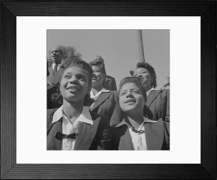 Framed Print : Bethune-Cookman College, Daytona Beach, Florida, 1943. Creator: Gordon Parks Framed Print : Bethune-Cookman College, Daytona Beach, Florida, 1943. Creator: Gordon Parks