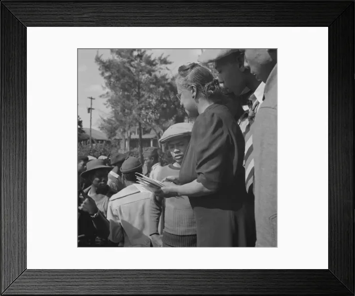 Framed Print : Possibly: Bethune-Cookman College, Daytona Beach, Florida, 1943. Creator: Gordon Parks Framed Print : Possibly: Bethune-Cookman College, Daytona Beach, Florida, 1943. Creator: Gordon Parks