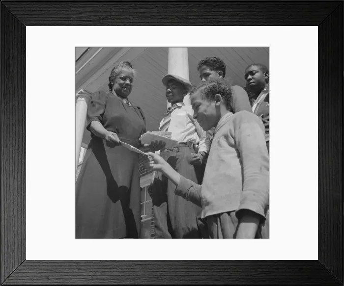 Framed Print : Bethune-Cookman College, Daytona Beach, Florida, 1943. Creator: Gordon Parks Framed Print : Bethune-Cookman College, Daytona Beach, Florida, 1943. Creator: Gordon Parks