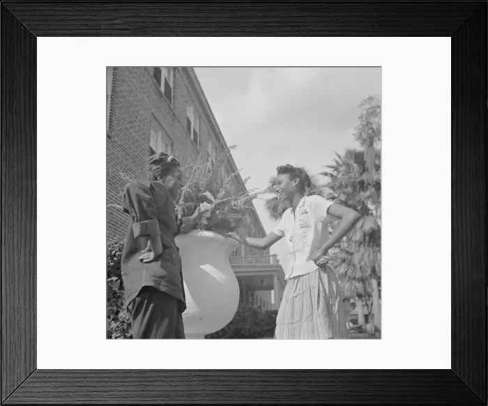 Framed Print : Bethune-Cookman College, Daytona Beach, Florida, 1943. Creator: Gordon Parks Framed Print : Bethune-Cookman College, Daytona Beach, Florida, 1943. Creator: Gordon Parks